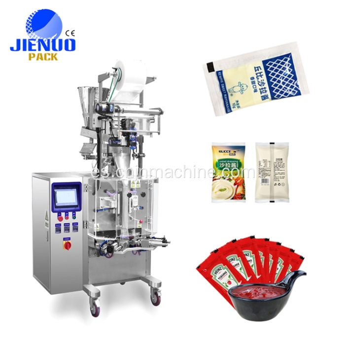 Productos líquidos Máquina de embalaje de salsa de salsa por 0.3-15 L